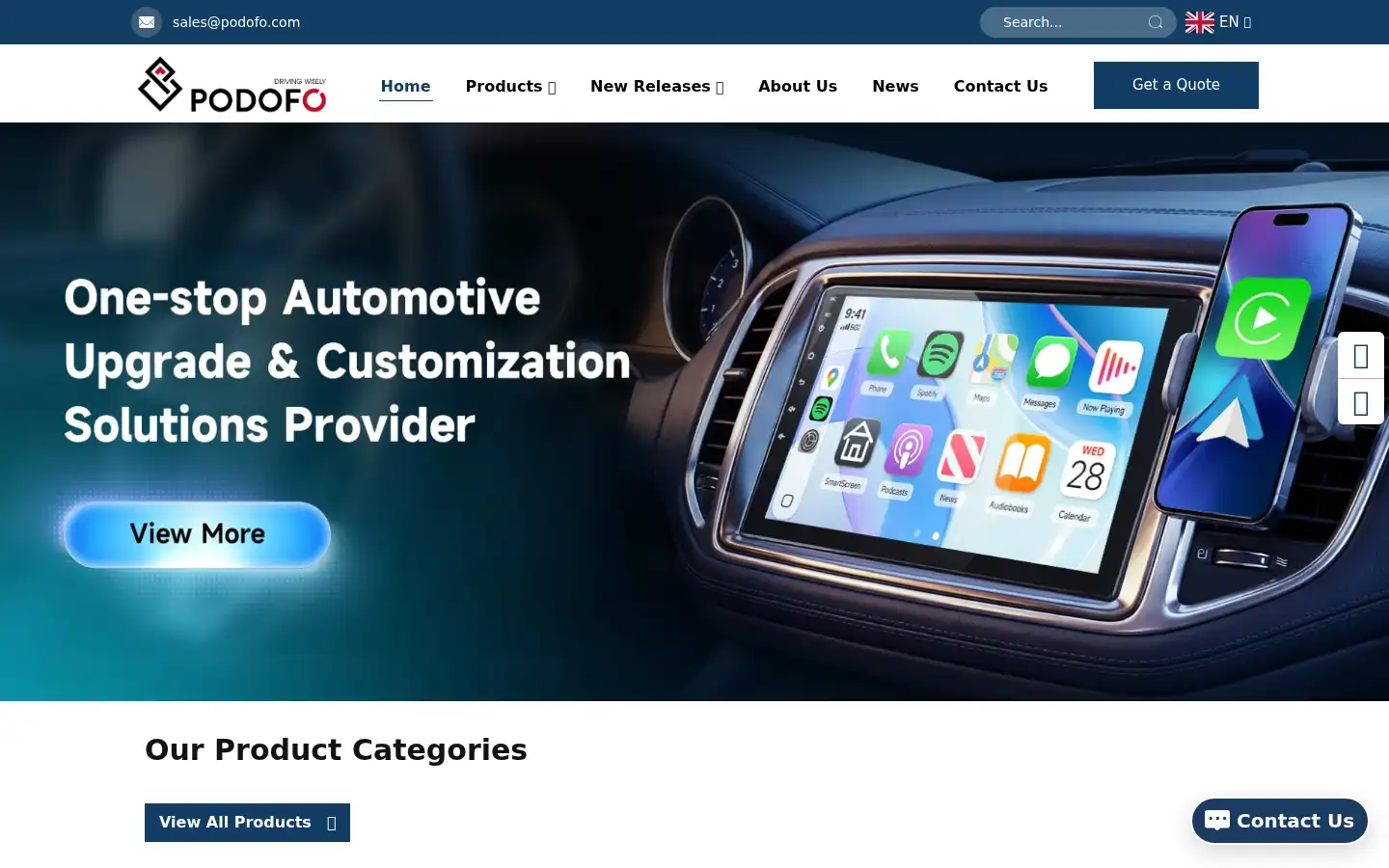 Screenshot of podofo.com