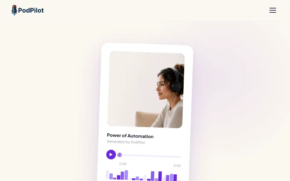 Screenshot of podpilot.org
