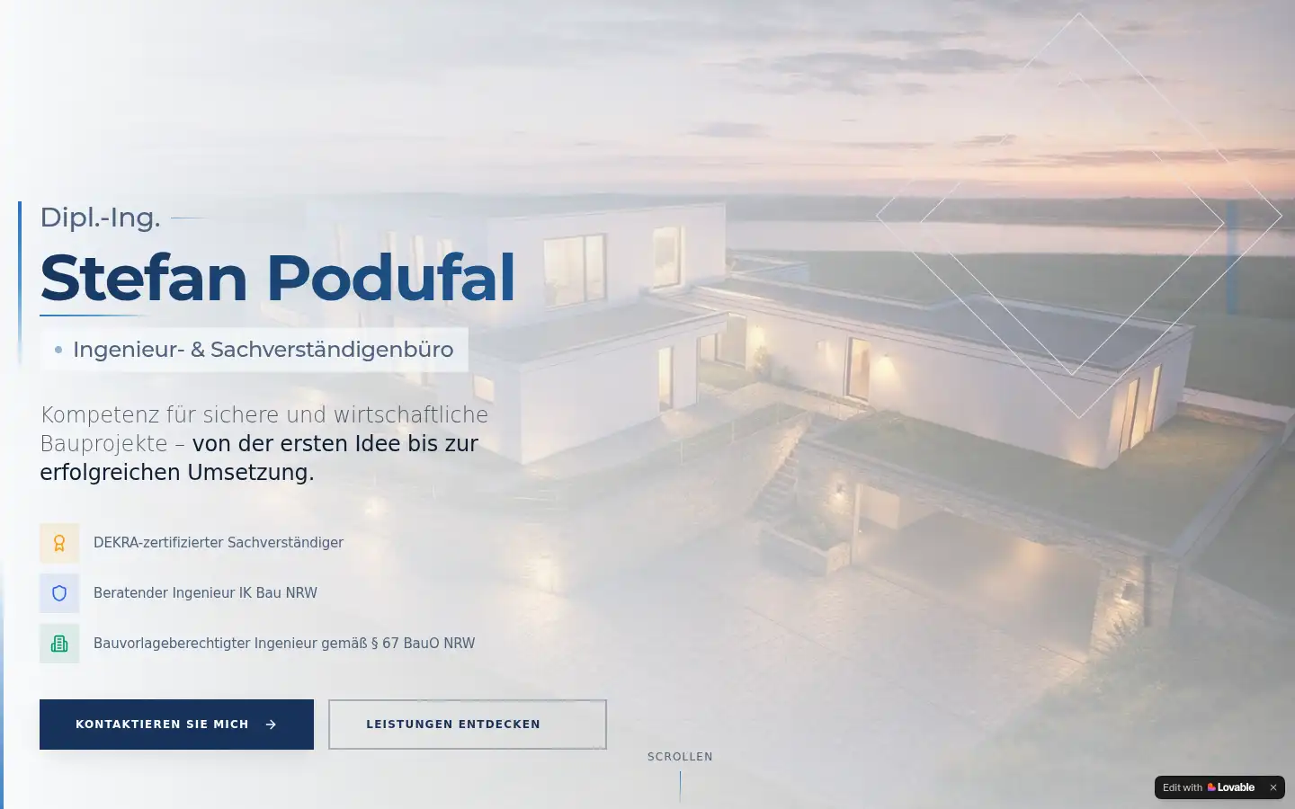 Screenshot of podufal.com