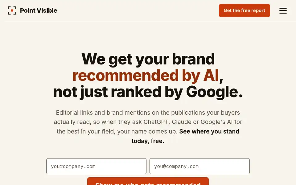 Screenshot of pointvisible.com