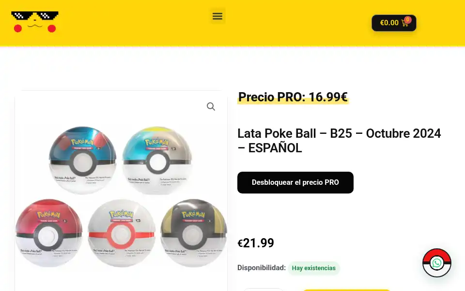 Screenshot of pokebank.es