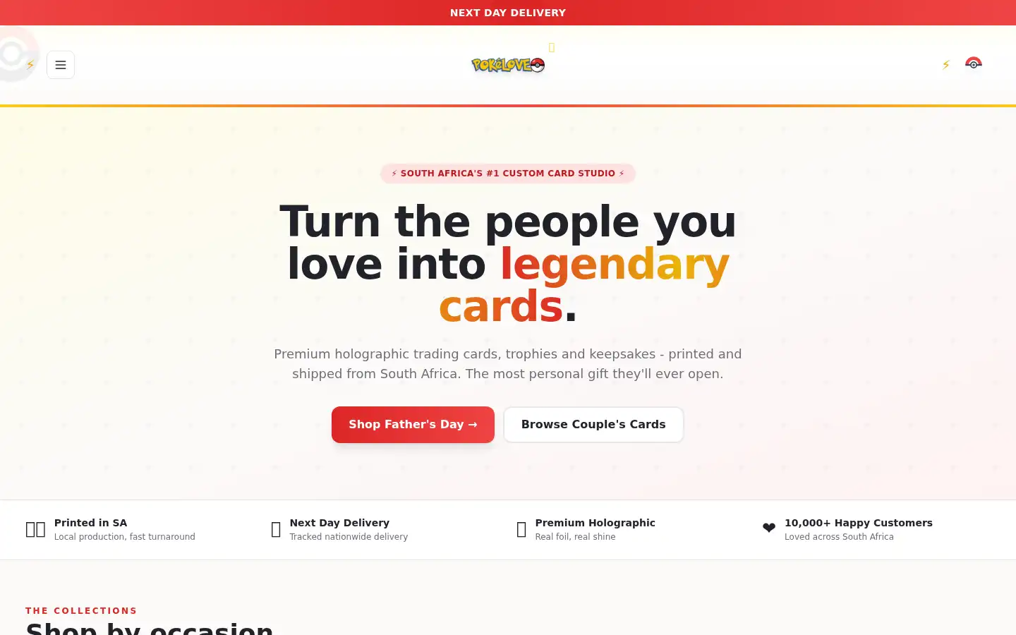 Screenshot of pokelove.shop