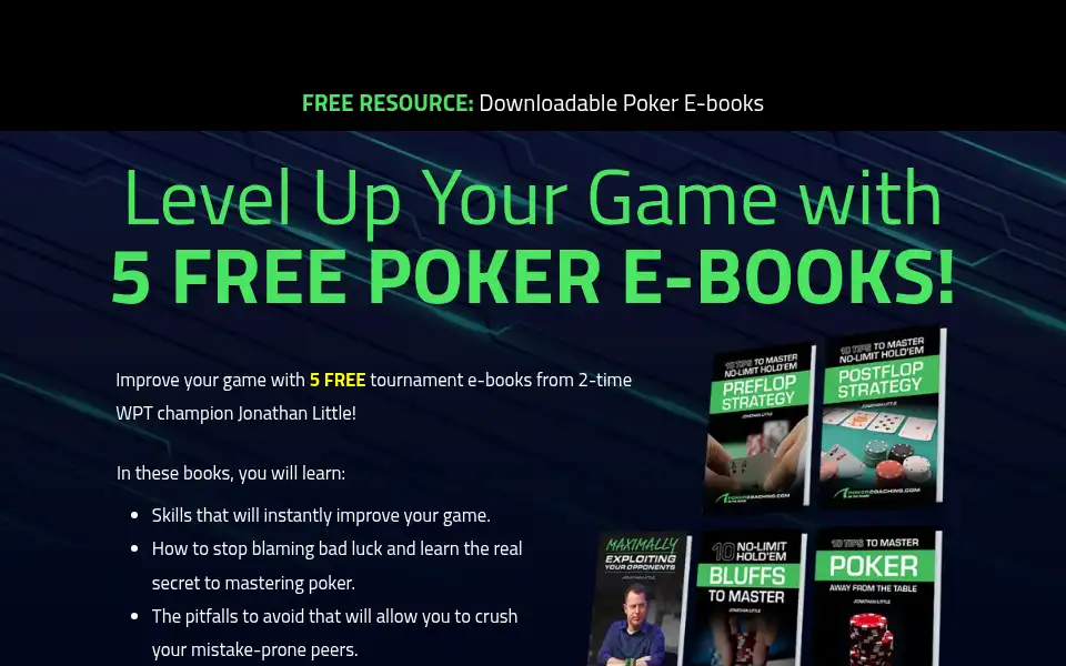 Screenshot of pokercoaching.com