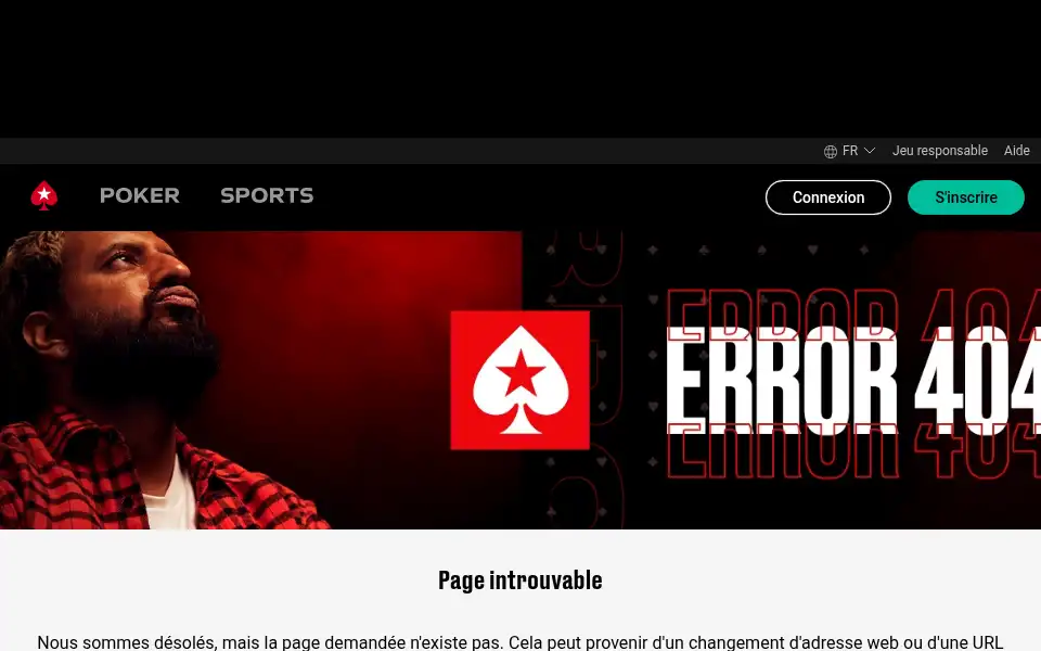Screenshot of pokerstars.be