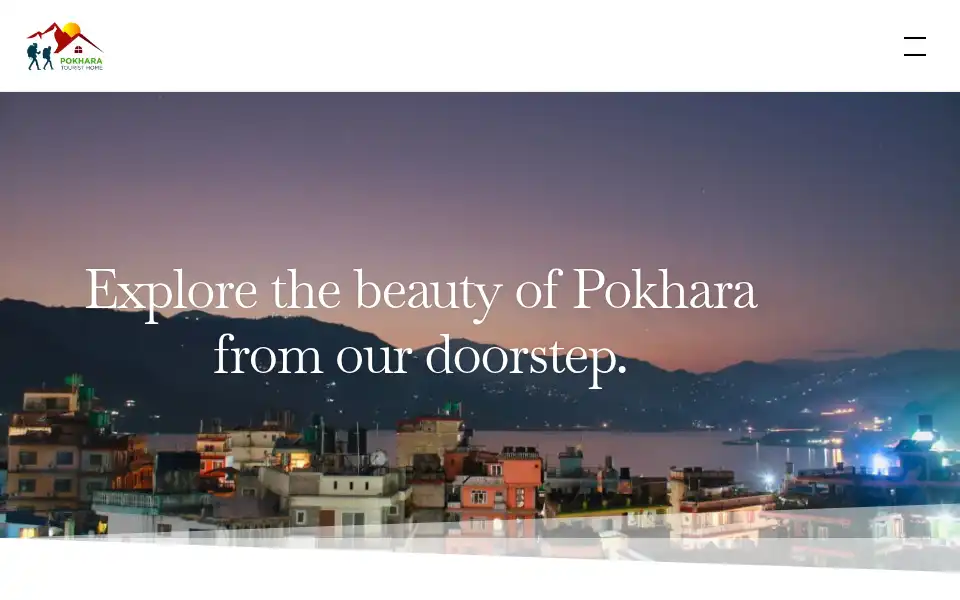 Screenshot of pokharatouristhome.com