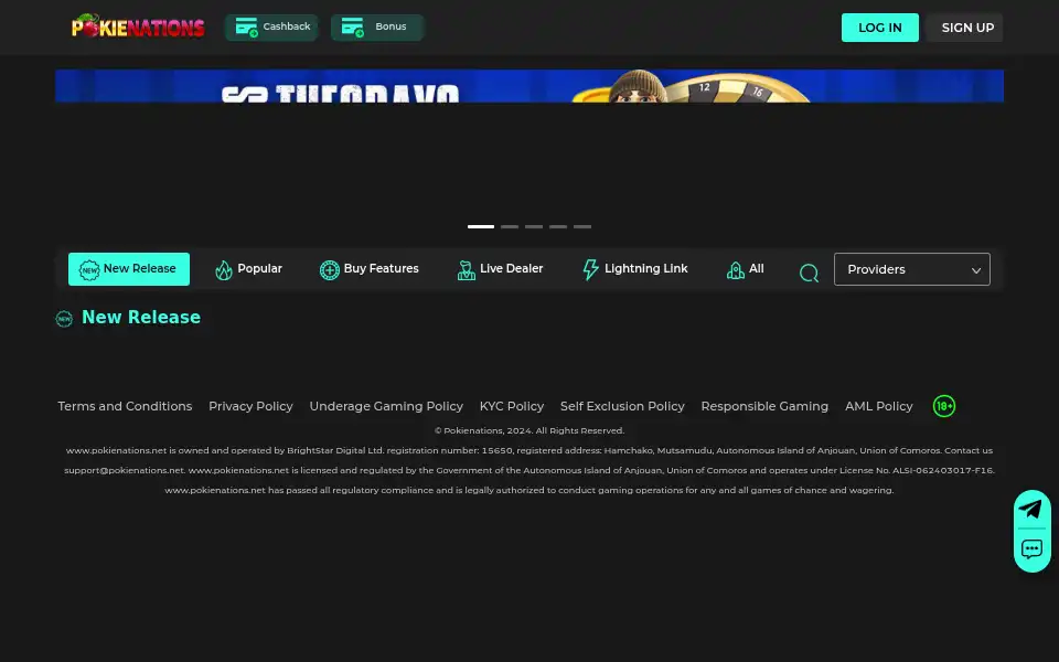 Screenshot of pokienations2.com