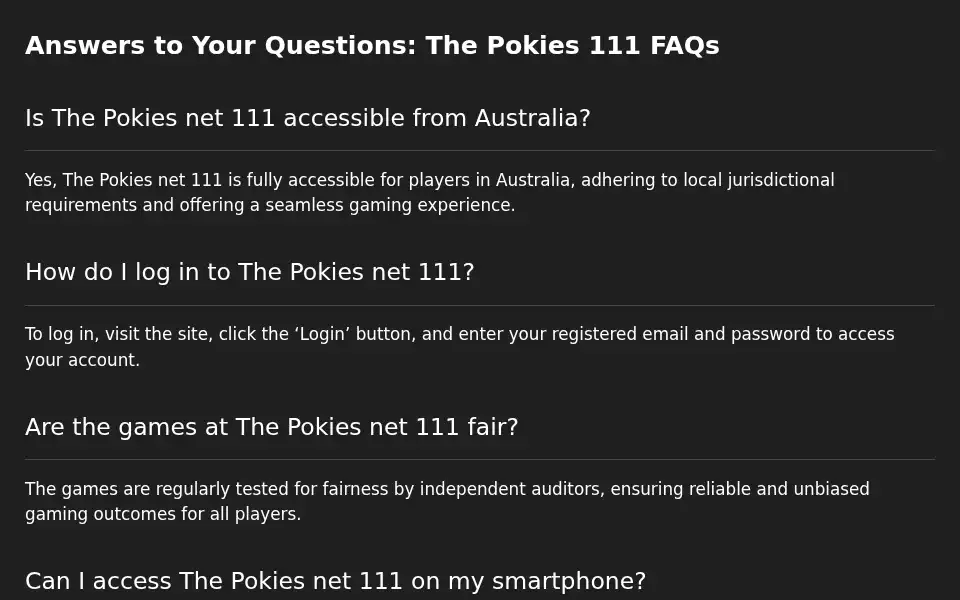 Screenshot of pokies111net.com