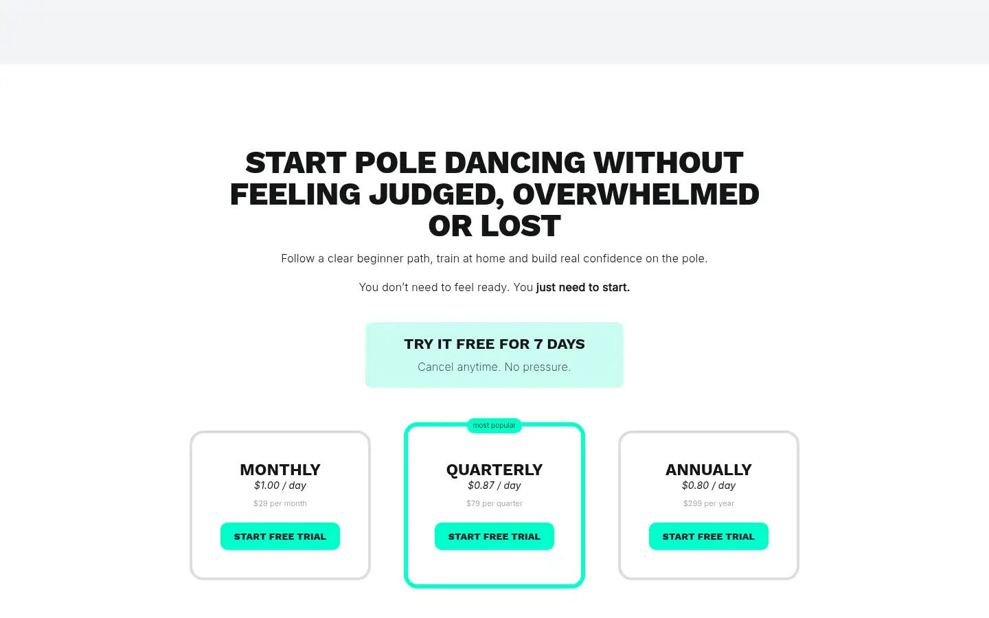 Screenshot of poleplace.de