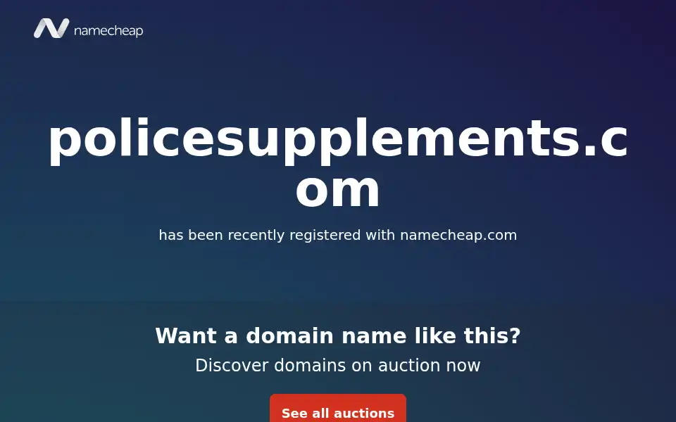 Screenshot of policesupplements.com