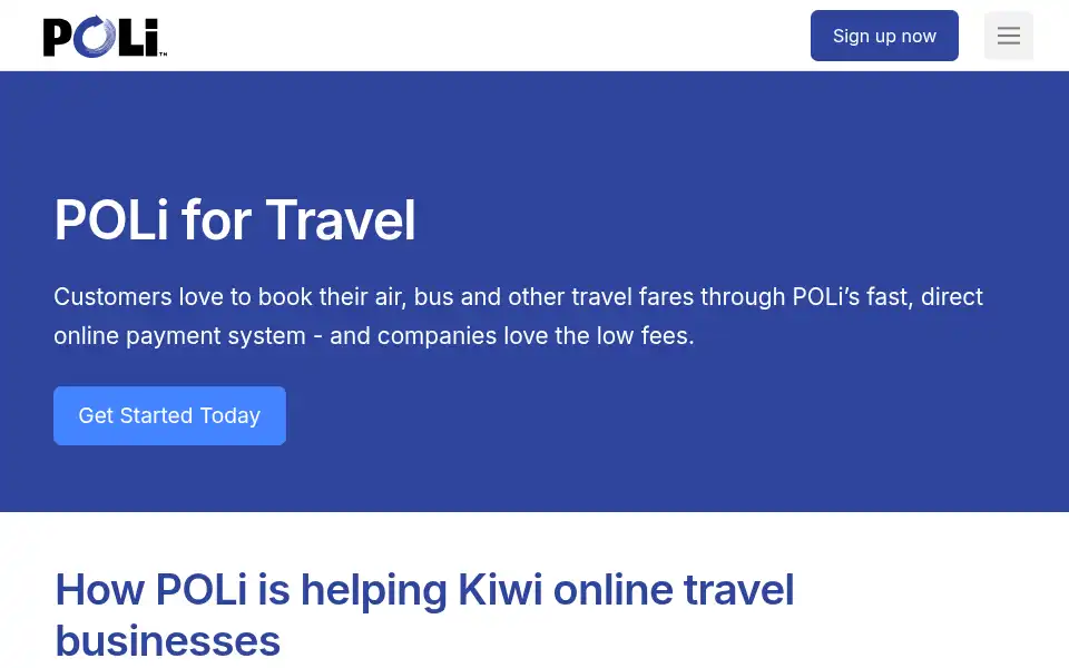 Screenshot of polipayments.com