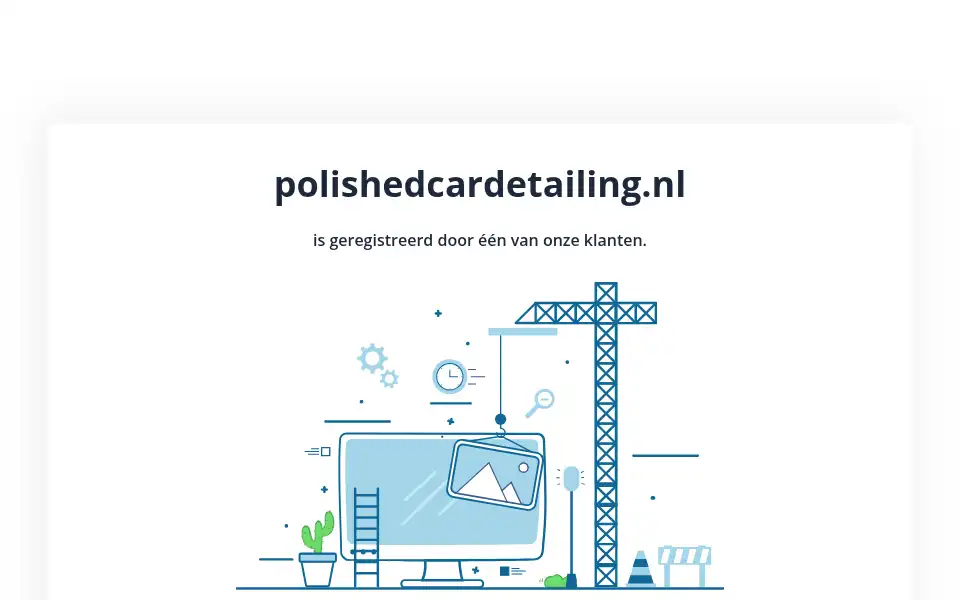 Screenshot of polishedcardetailing.nl