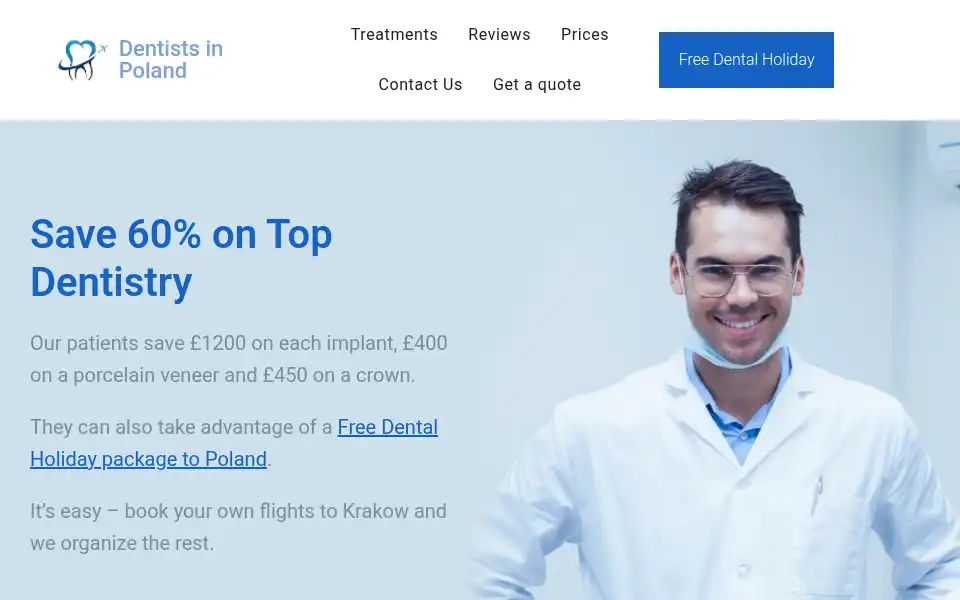 Screenshot of polishmysmile.co.uk