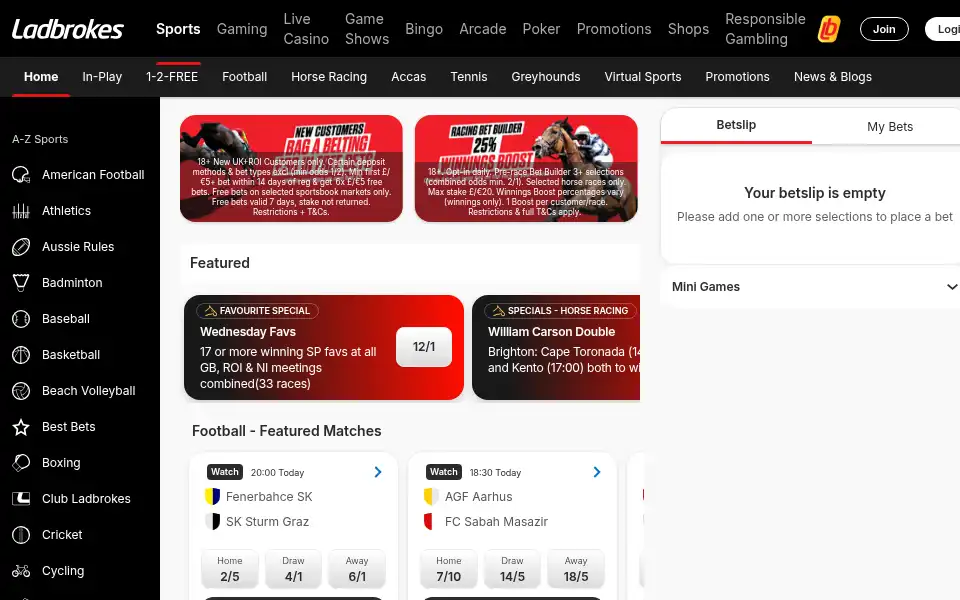 Screenshot of politicalbetting.com