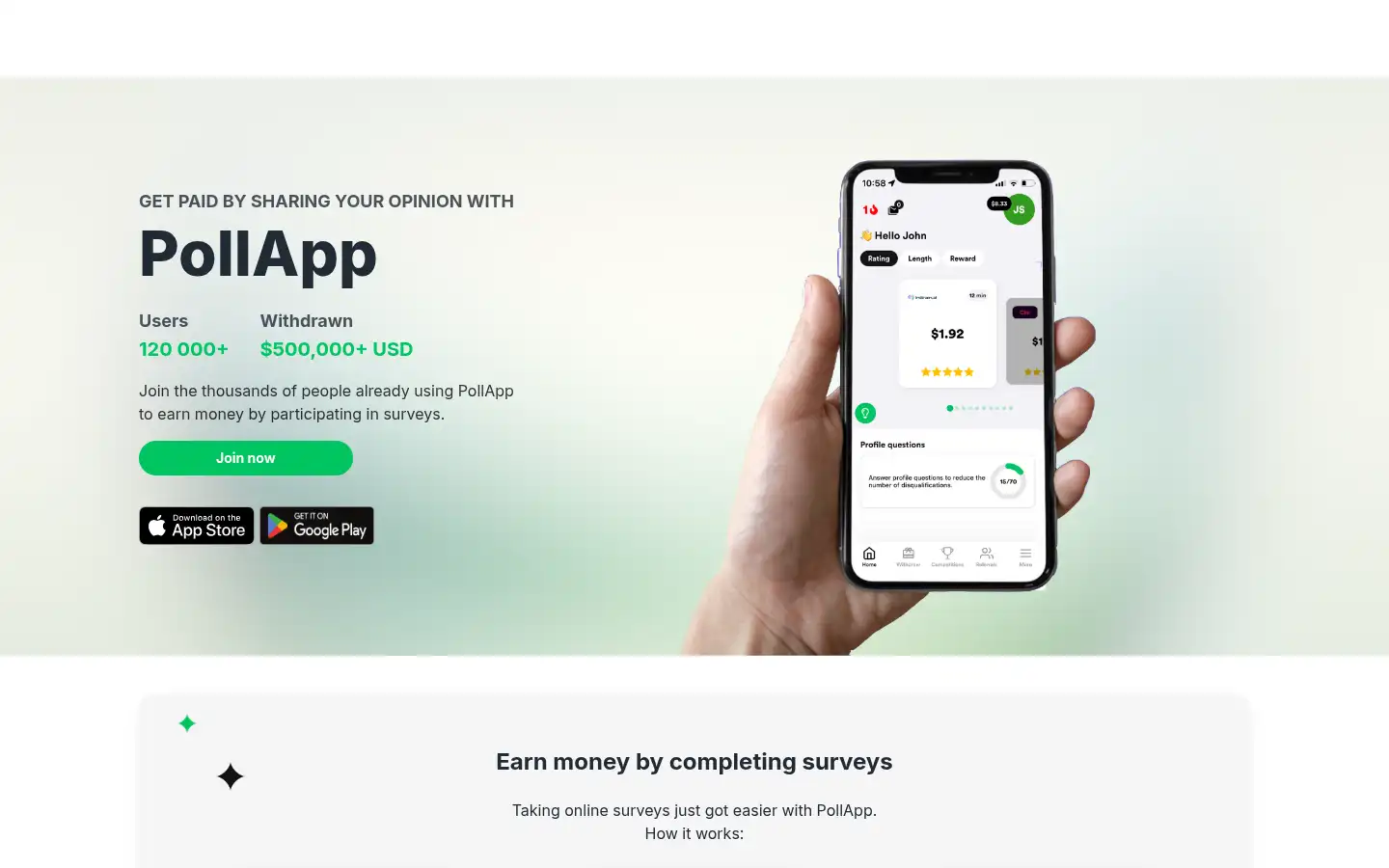 Screenshot of pollapp.io