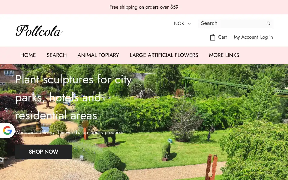 Screenshot of pollcola.com