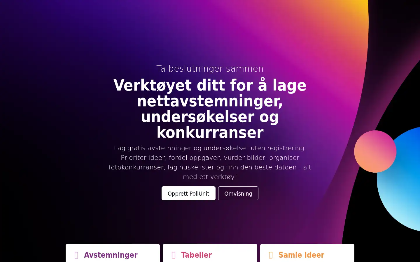 Screenshot of pollunit.com