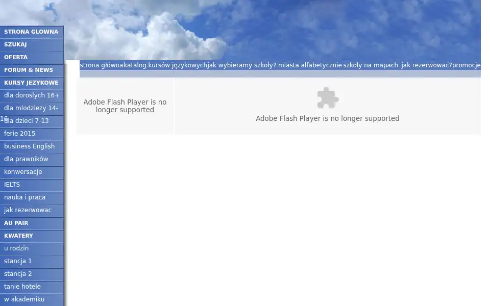 Screenshot of polska-anglia.co.uk