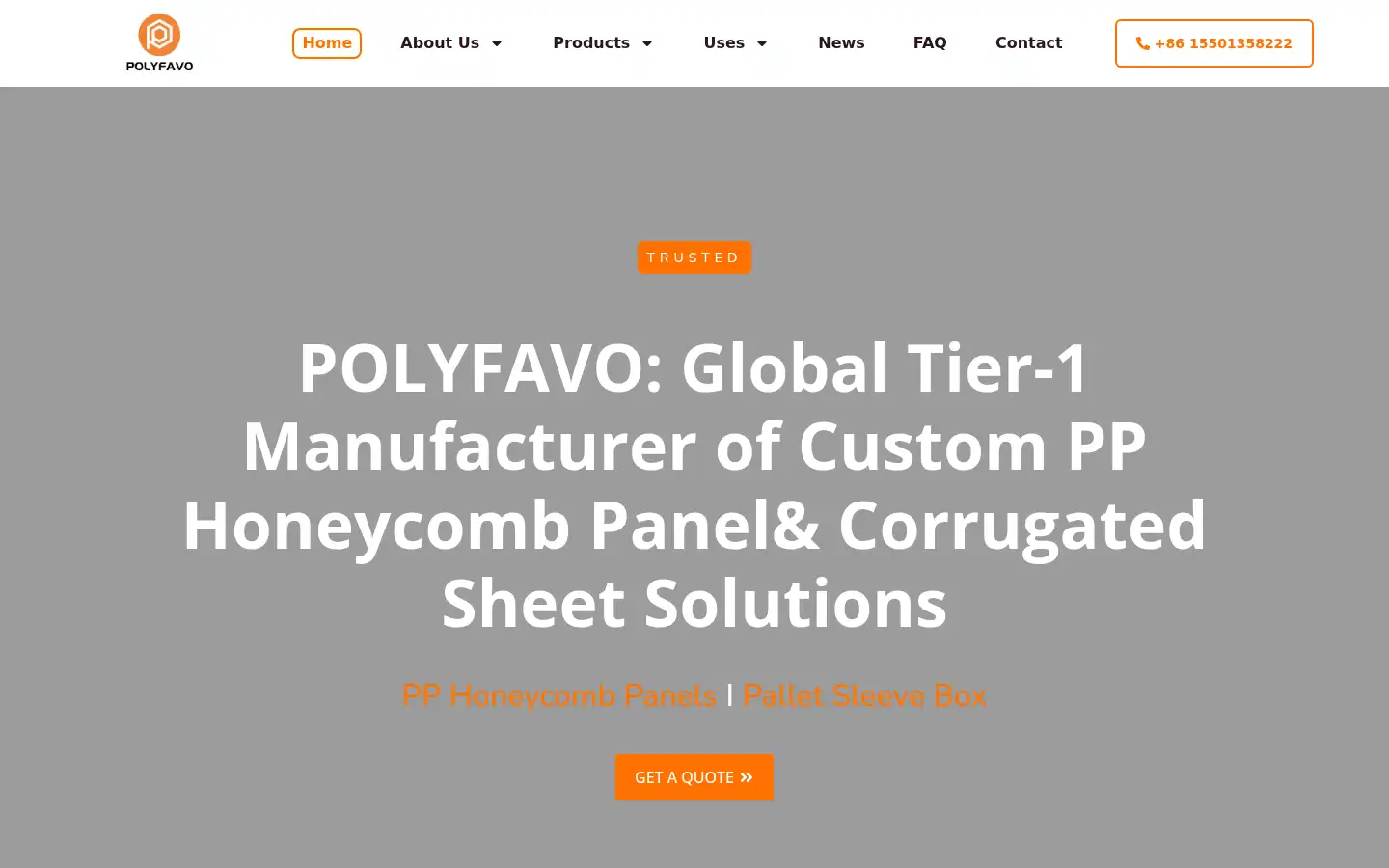 Screenshot of polyfavo.com