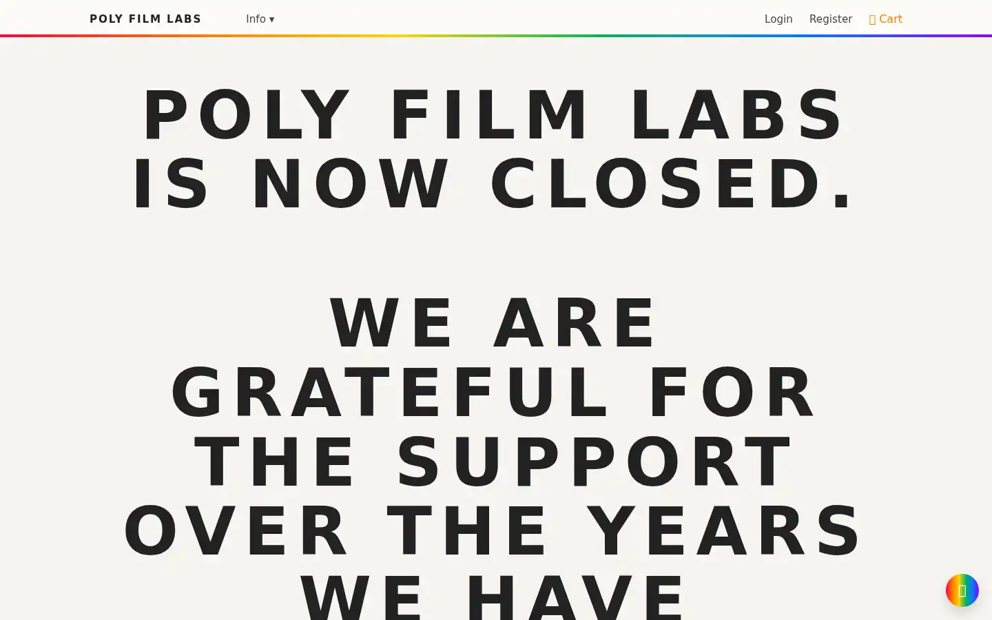 Screenshot of polyfilmlabs.co.uk