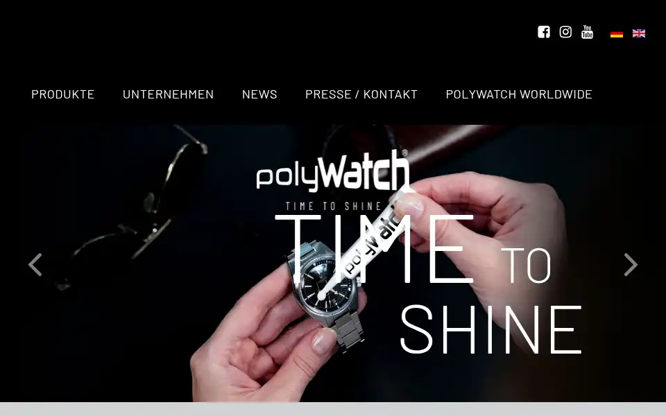Screenshot of polywatch.com