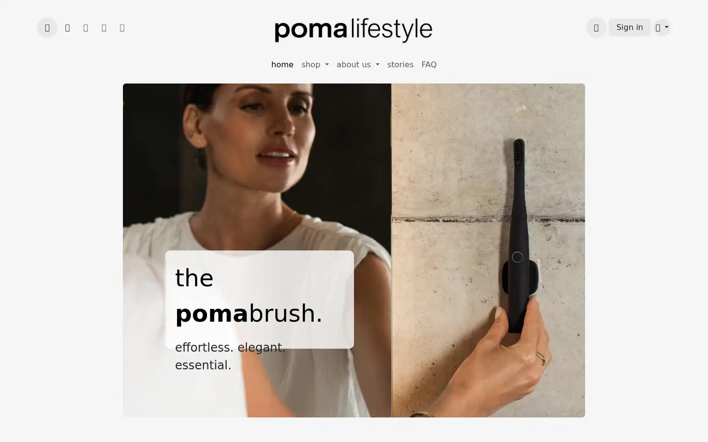 Screenshot of pomadent.com