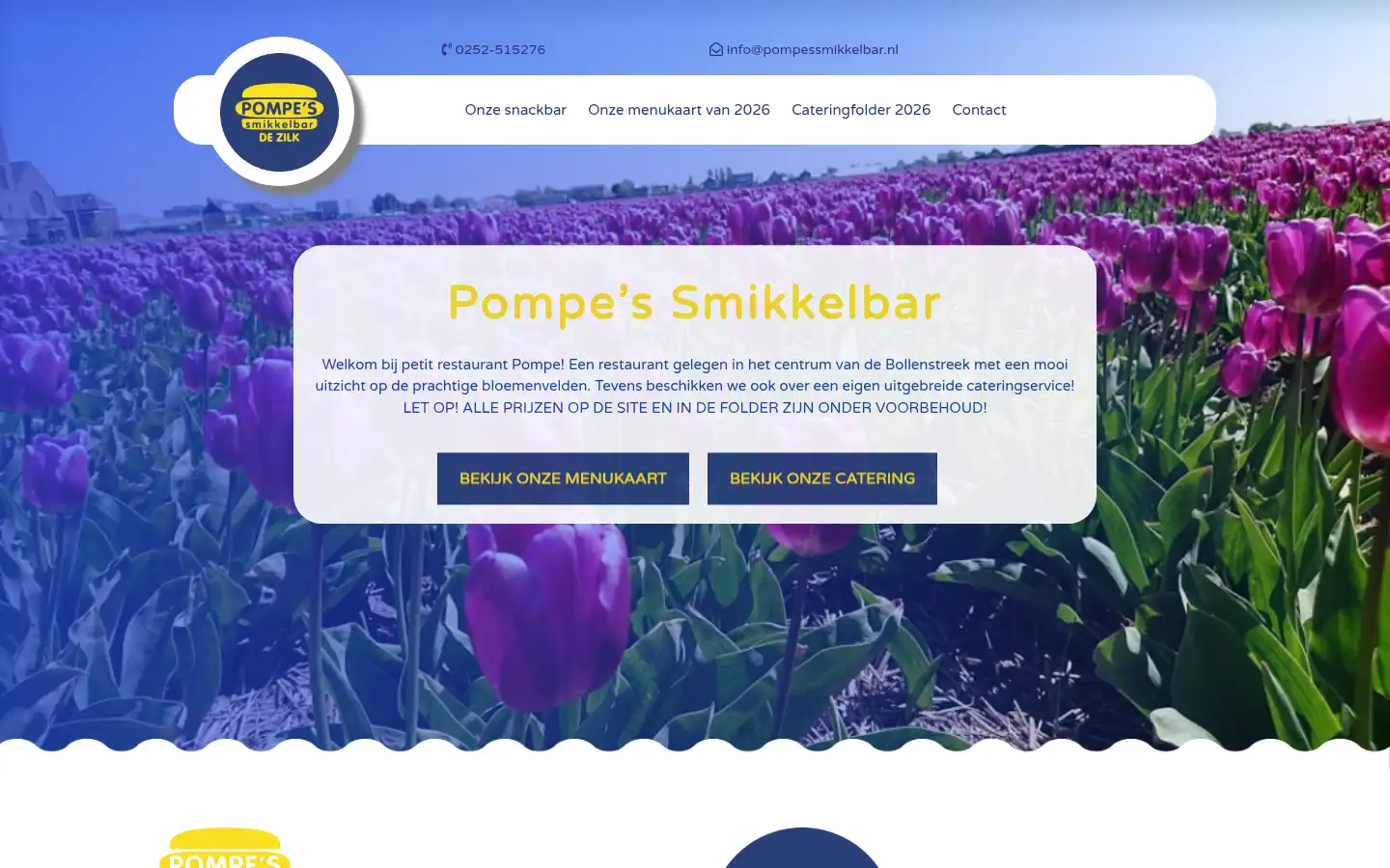 Screenshot of pompessmikkelbar.nl