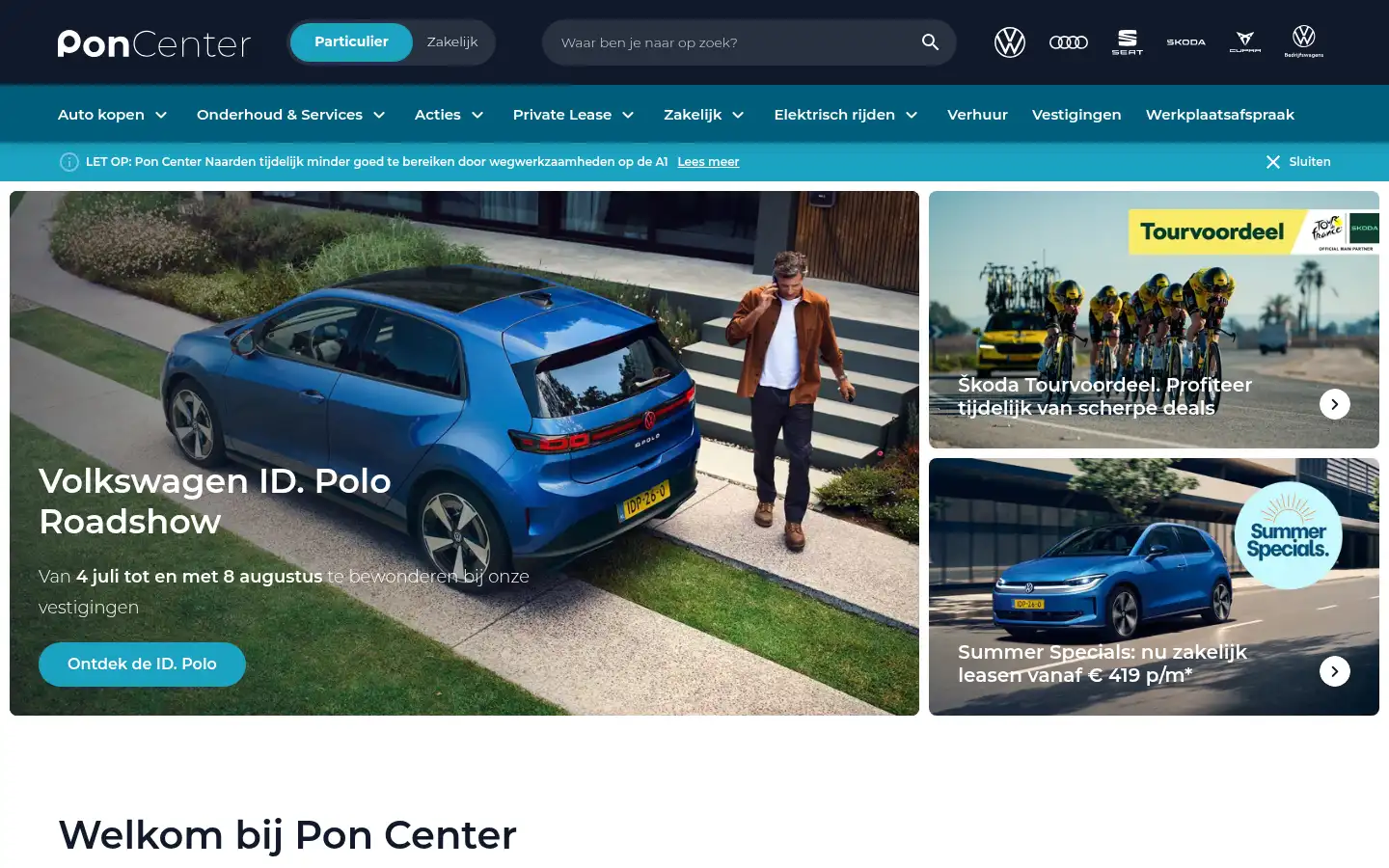 Screenshot of pondealer.nl