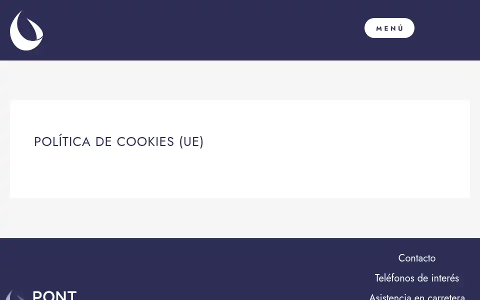 Screenshot of pontgrup.com
