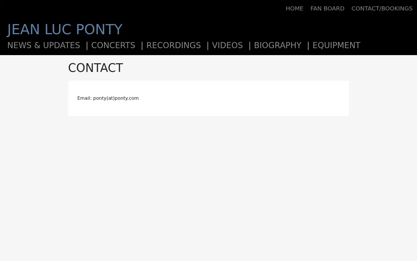 Screenshot of ponty.com