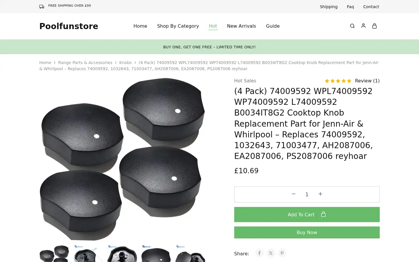 Screenshot of poolfunstore.co.uk