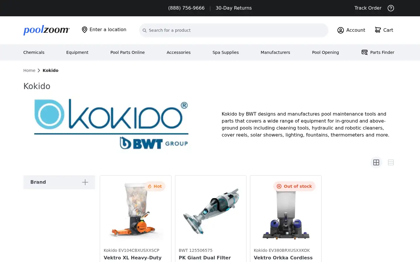 Screenshot of poolzoom.com