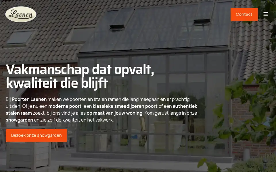 Screenshot of poortenlaenen.be