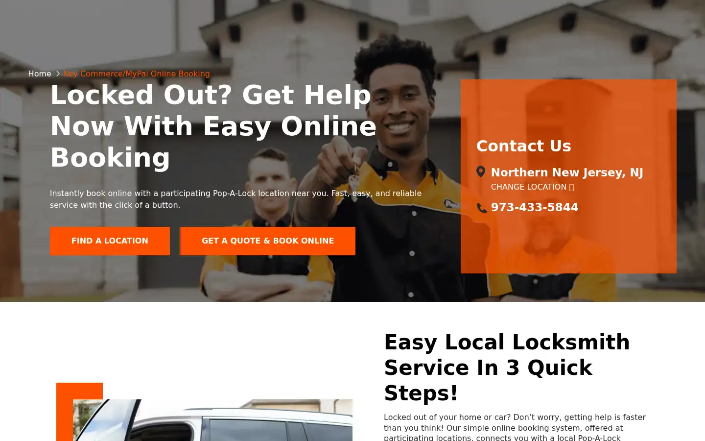Screenshot of popalock.com