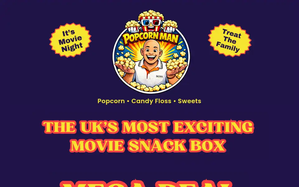 Screenshot of popcornman.uk