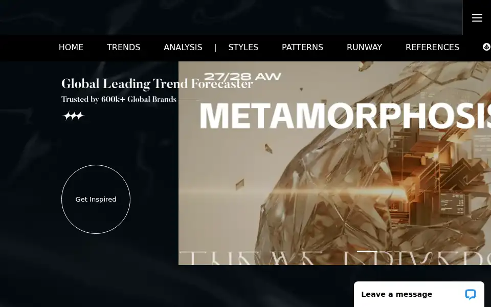 Screenshot of popfashioninfo.com
