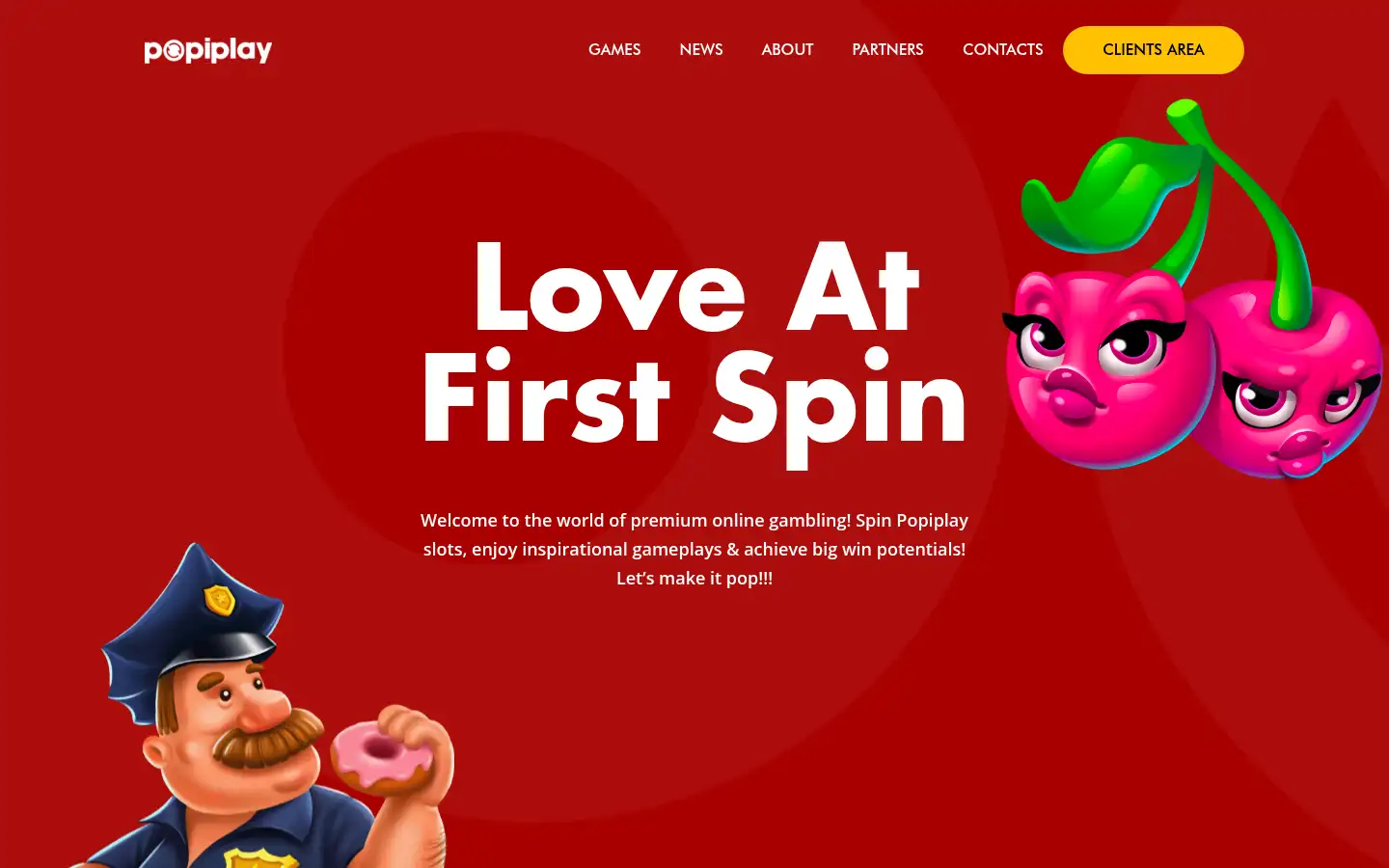 Screenshot of popiplay.com