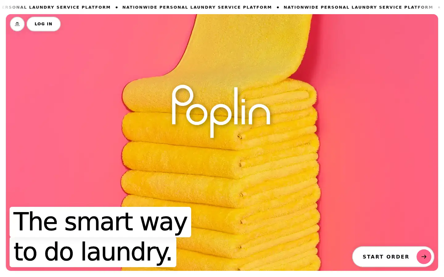 Screenshot of poplin.co