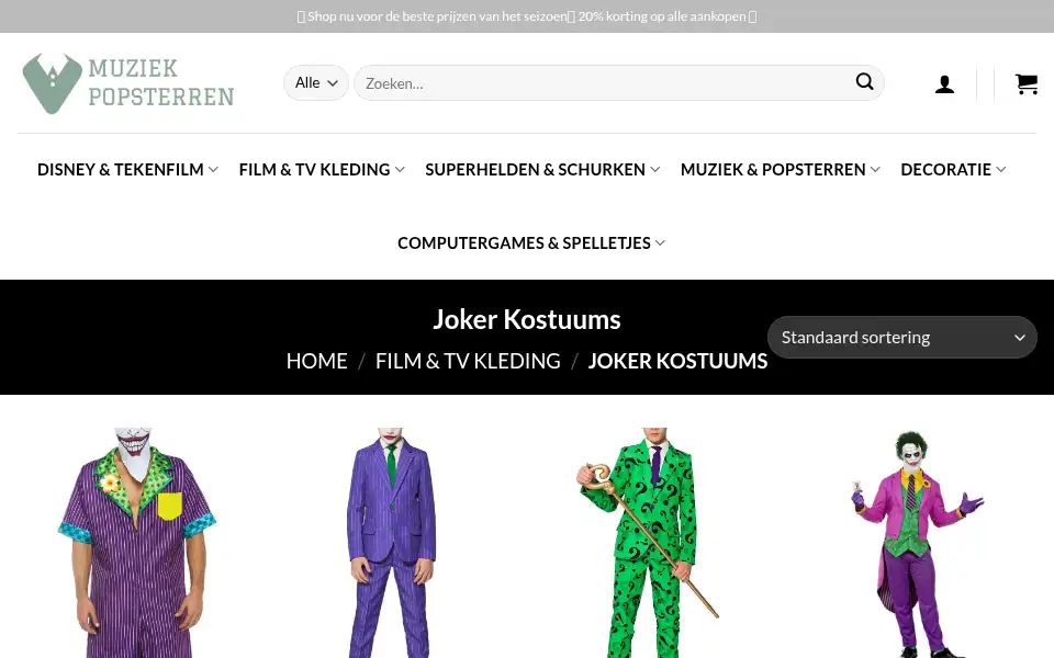 Screenshot of popsterrennl.com