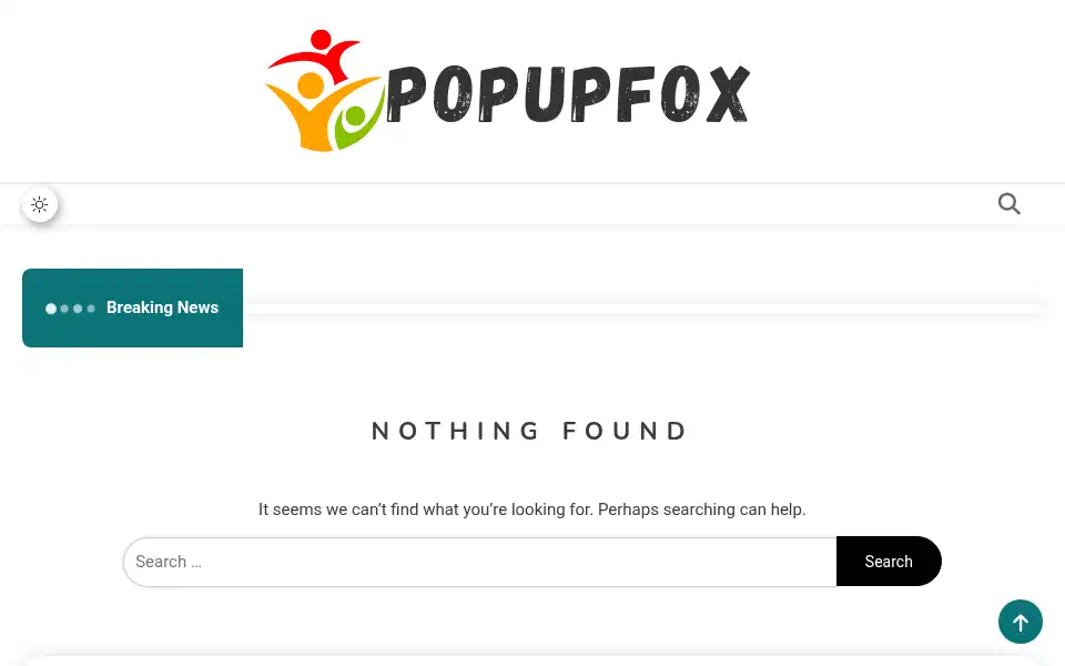 Screenshot of popupfox.com
