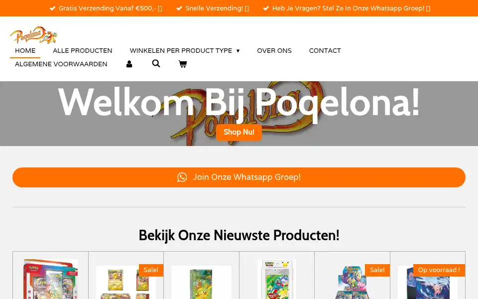 Screenshot of poqelona.com