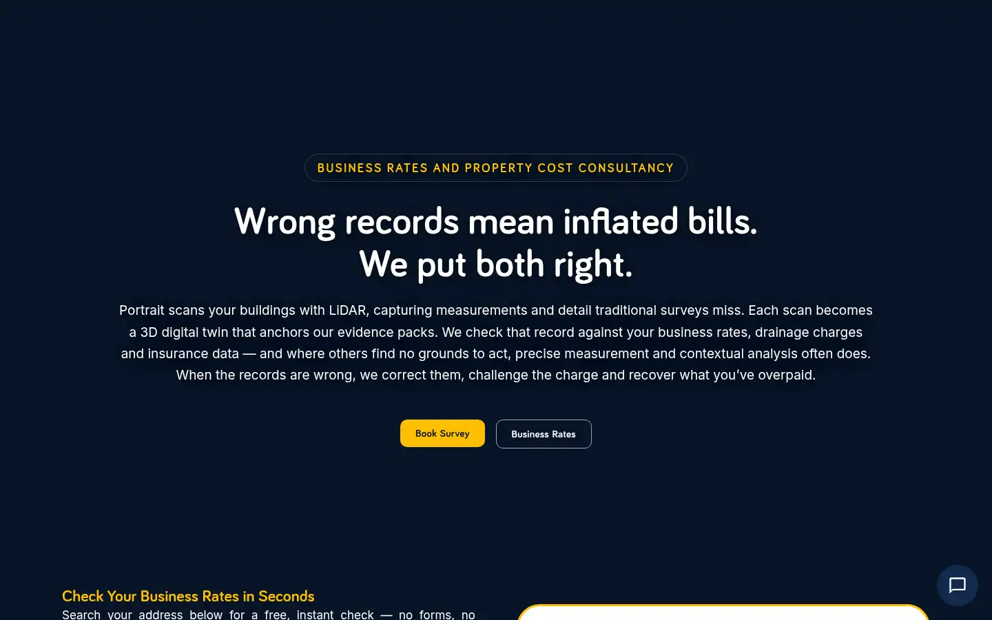 Screenshot of portrait.org.uk