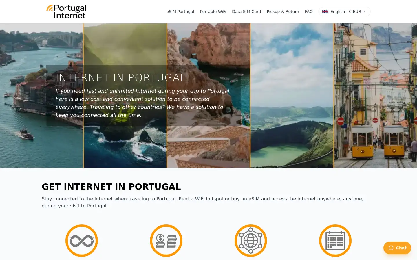 Screenshot of portugalinternet.com
