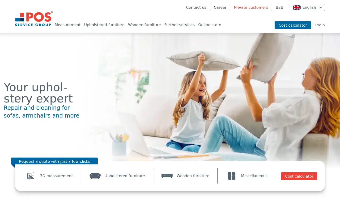 Screenshot of pos-sg.com