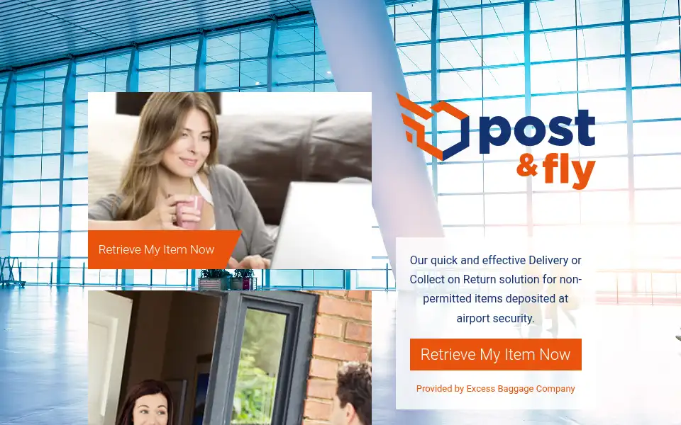 Screenshot of postandfly.com
