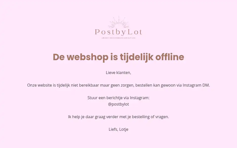 Screenshot of postbylot.nl