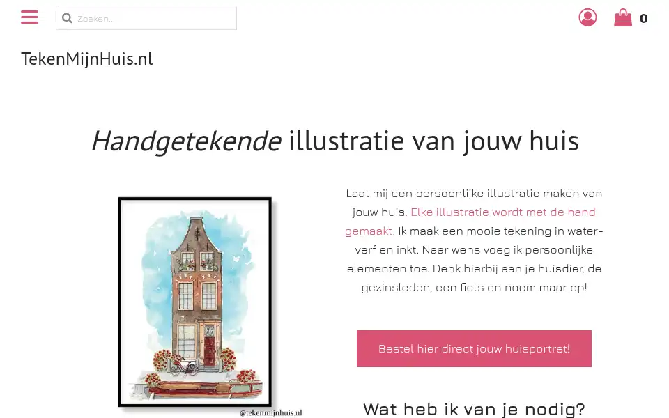 Screenshot of postersenprintjes.nl