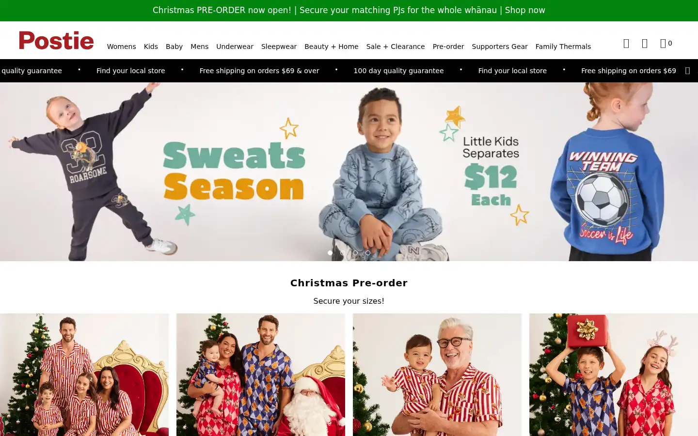 Screenshot of postie.co.nz