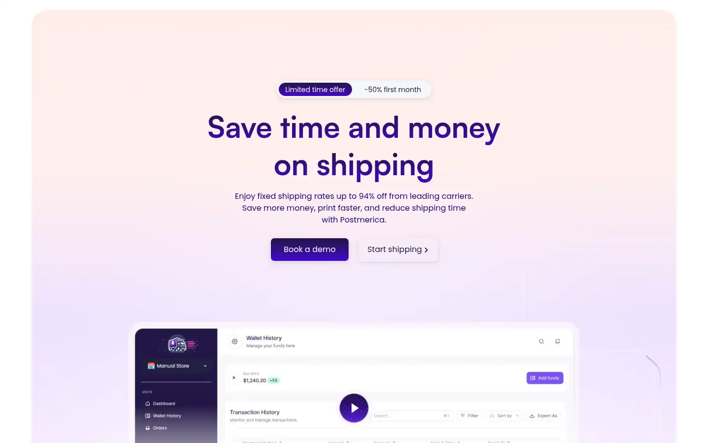 Screenshot of postmerica.com