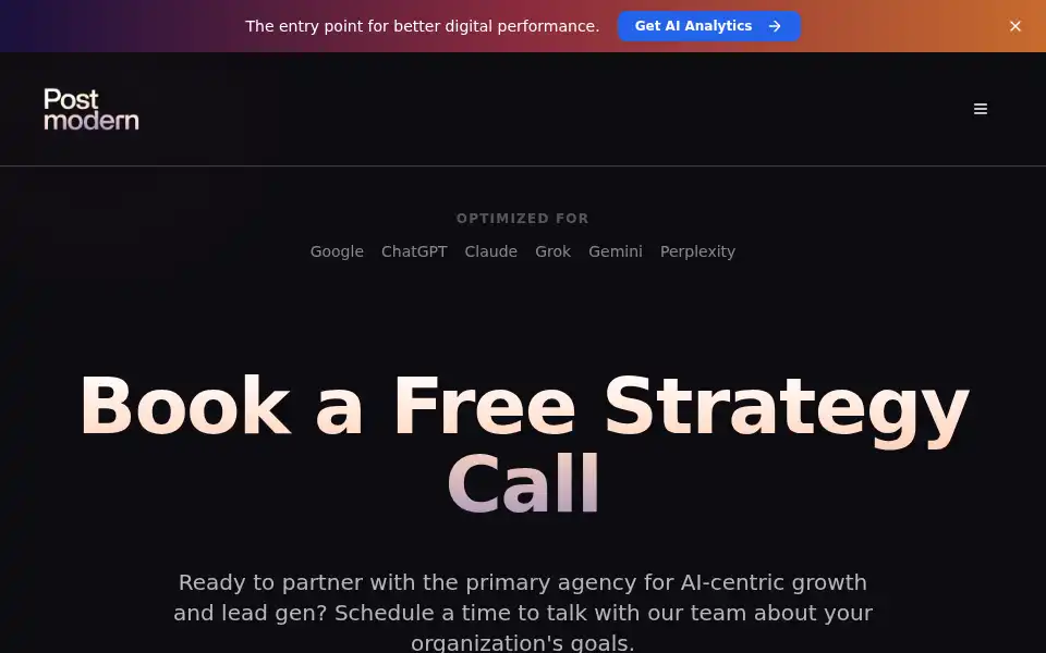 Screenshot of postmodern.marketing