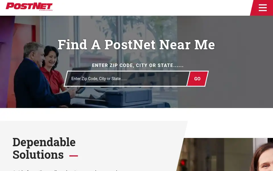 Screenshot of postnet.com
